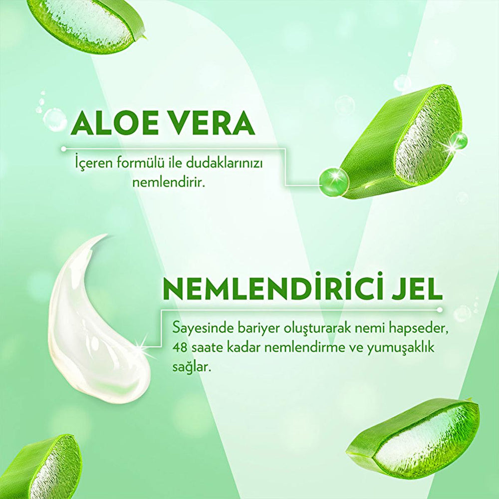 Vaseline Aloe Vera Lip Care Balm - 48 Hour Moisturization for Dry, Chapped Lips - view 6