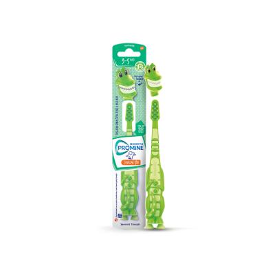 Sensodyne Promine Children's Toothbrush - Soft Bristled, Fun Crocodile Design for Kids Aged 3-5 Years - Toothpaste