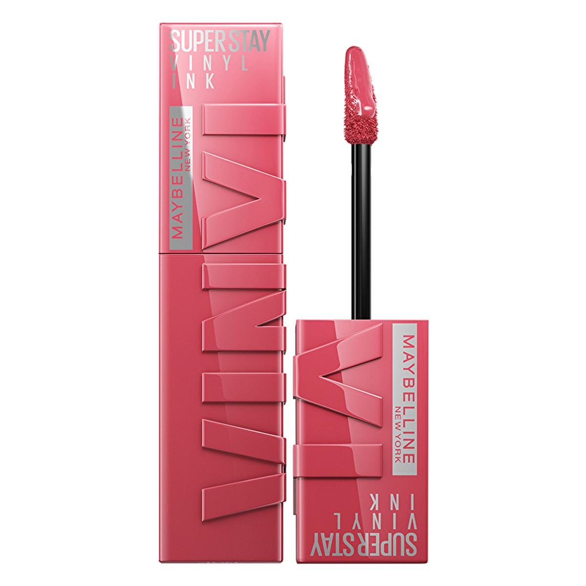 Maybelline New York Super Stay Vinyl Ink Liquid Lipstick - Long Lasting, High Shine, Smudge Resistant - 160 Sultry Maybelline Super Stay Vinyl Ink Lipstick - Long Lasting &amp; High Shine long-lasting liquid lipstick, high shine lipstick, smudge-resistant lip color, easy apply lipstick, non-sticky lip gloss, Maybelline New York, Super Stay Vinyl Ink, Liquid Lipstick, 160 Sultry, cosmetics, makeup, lip care, durable lip color, vibrant lip finish