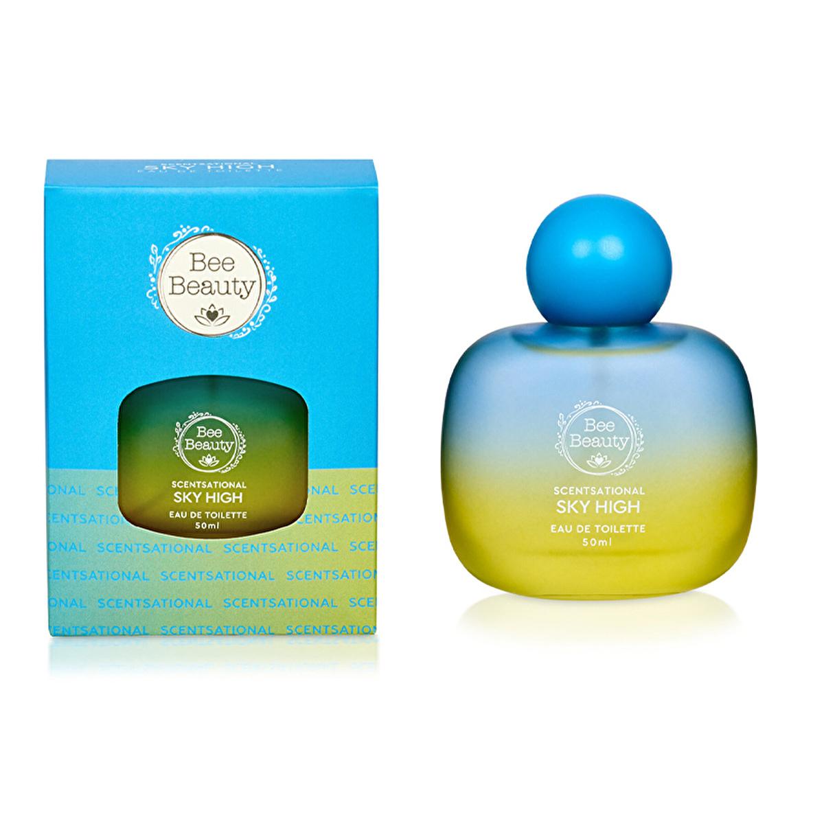 Bee Beauty Scentsational Sky High EDT Women's Perfume - 50ml Floral Fragrance with Vanilla & Patchouli Bee Beauty Scentsational Sky High EDT Perfume for Women women's perfume, EDT fragrance, 50 ml perfume, floral fragrance, vanilla scent, patchouli perfume, women's fragrances, elegant perfume, minimalist design, everyday perfume, formal event perfume, Bee Beauty products