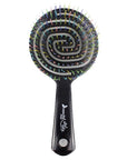 nascita pro 3d oval hair brush black, flexible bristles of nascita hair brush, nascita hair brush for detangling Nascita Pro 3D Oval Hair Brush - Sleek Design for Effortless Styling | Black Nascita Pro Hair Brush - 3D Oval Design | Black hair-brush, nascita, detangling-brush, 3d-design, black-hair-brush, hair-care, gentle-massage, anti-static, wet-and-dry-use, ai-generated