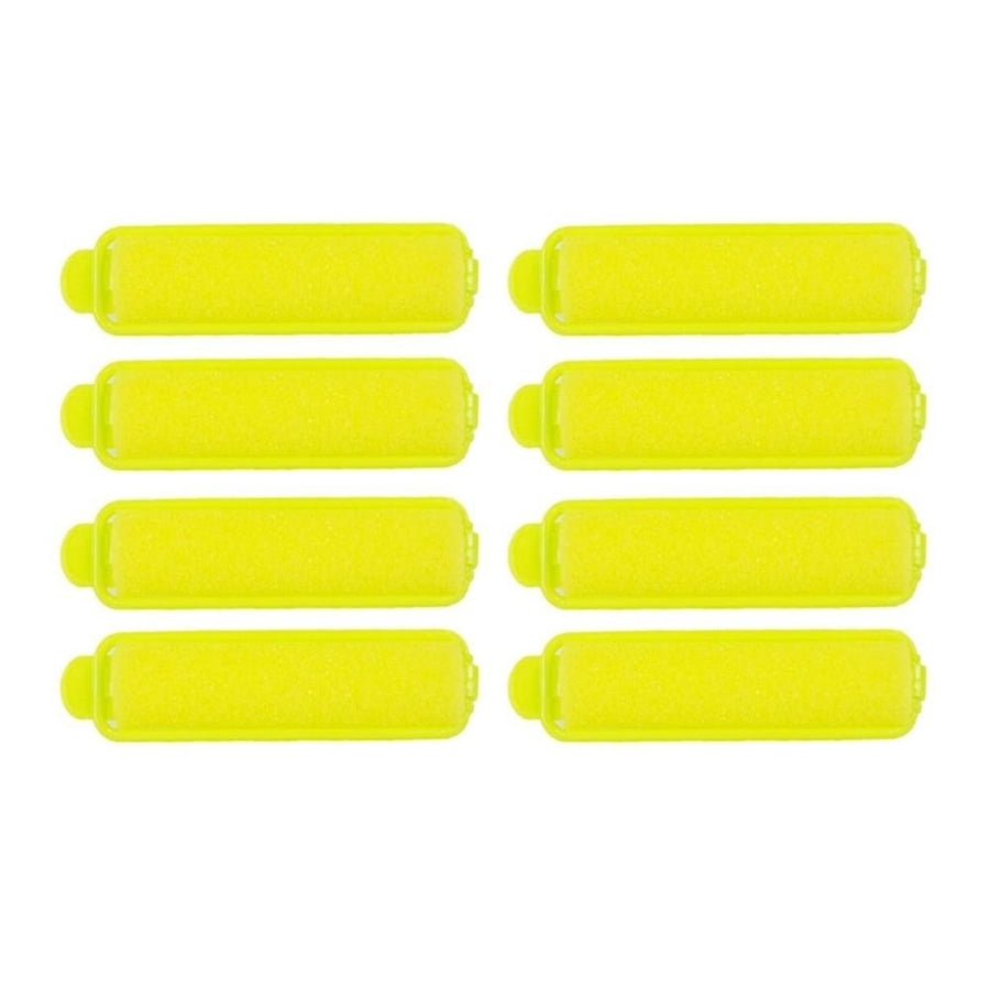 Nascita Yellow 1.5 cm Rubber Hair Rollers 8 Count