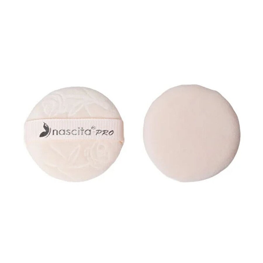 Nascita 2-Piece Velvet Makeup Sponge Set Soft Texture Powder and Foundation Puff