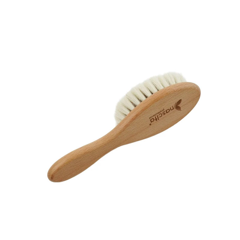 Nascita Wooden Baby Hair Brush with Soft Goat Hair