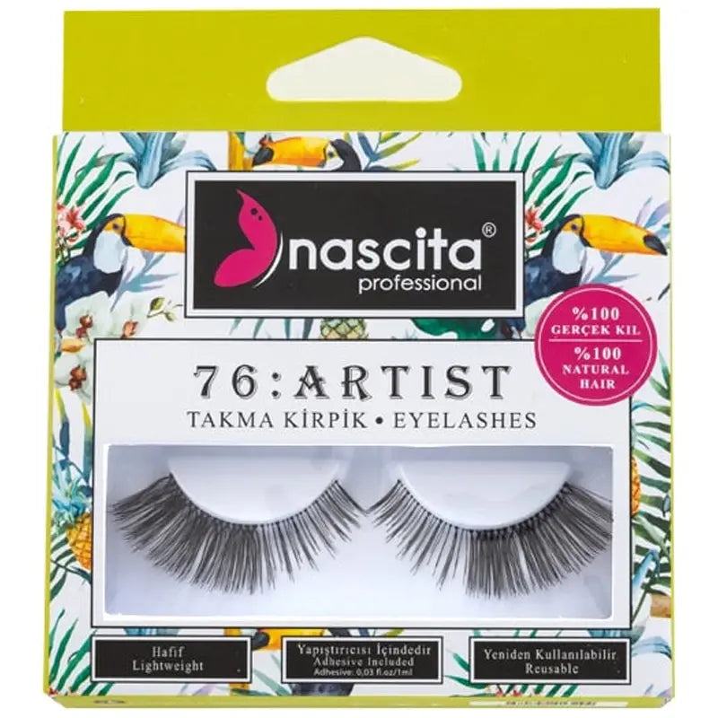 Nascita Artist False Eyelashes No: 76 Volumizing Length 1 Pair