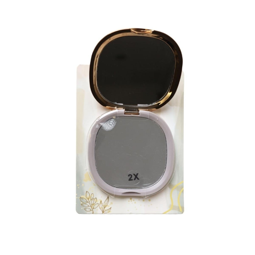Nascita Portable Pocket Mirror in Pink 9cm