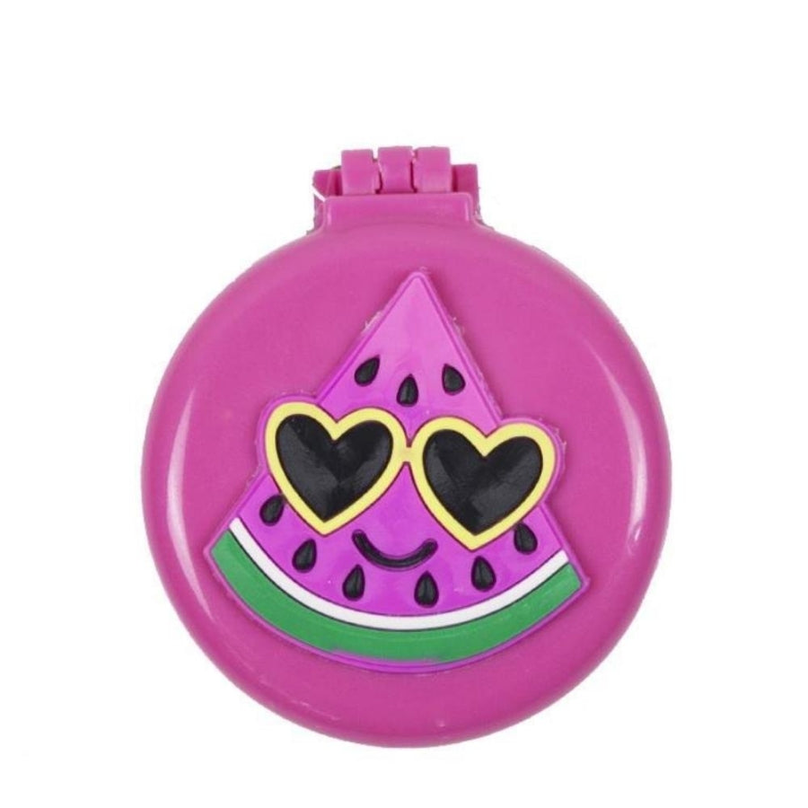 Nascita Watermelon Foldable Hair Brush with Mirror 1 Count