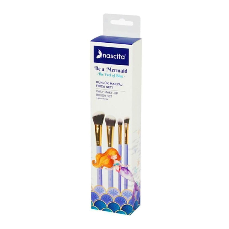 Nascita Be a Mermaid Daily Makeup Brush Set - 4 Pieces