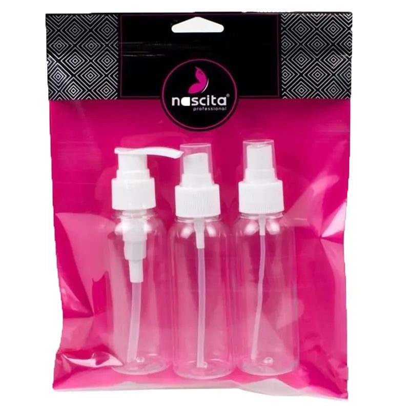 Nascita Large Travel Bottle Set for Toiletries 3 Pieces