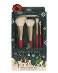 Nascita Christmas Makeup Brush Set 176 with 4 Essential Brushes