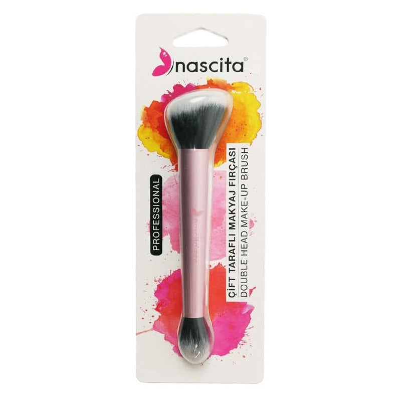 Nascita Double-Sided Angled Blush & Highlighter Brush 537
