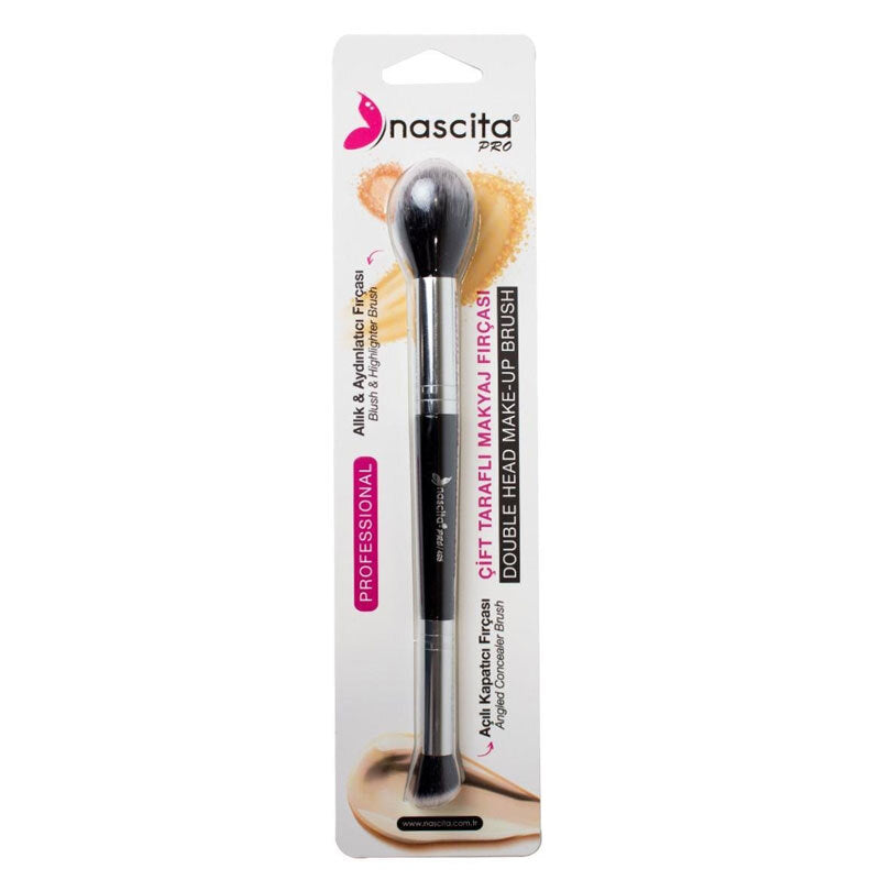 Nascita Dual-Ended Makeup Brush 495 Concealer &amp; Highlighter