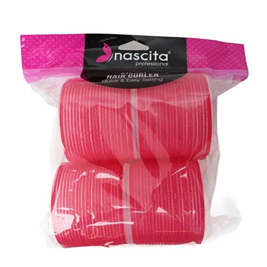 Nascita Self-Grip Hair Rollers for Voluminous Styling 7.5cm 4pk