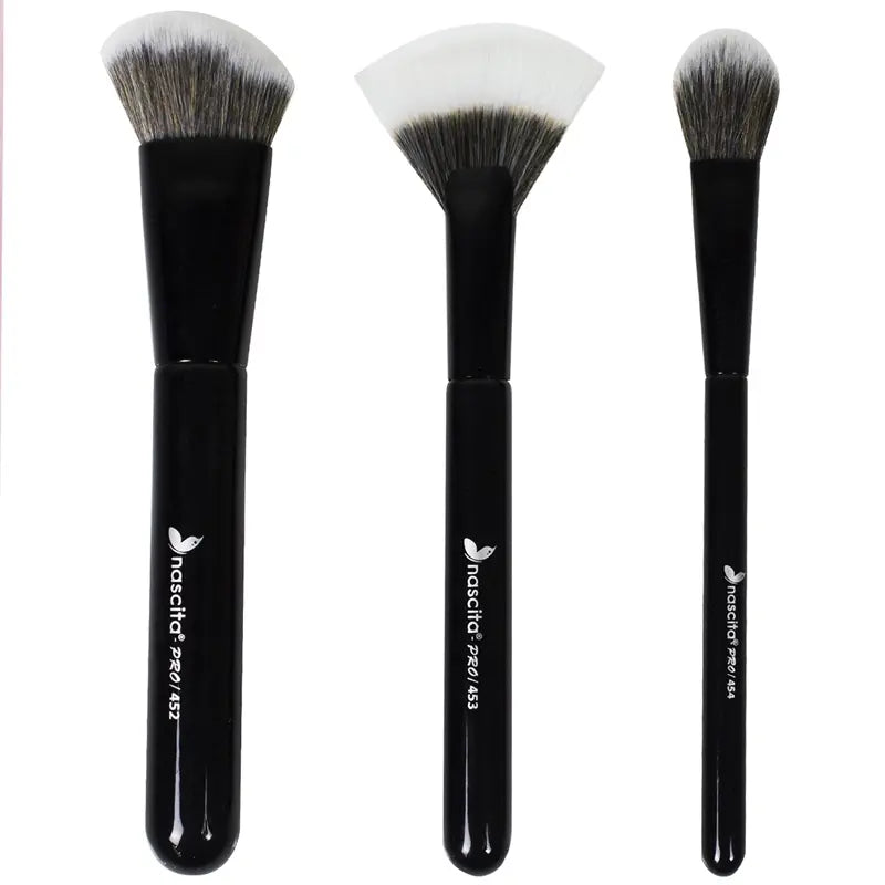 Nascita 3-Piece Multi-Purpose Makeup Brush Set No. 100