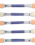 Nascita Blue Eyeshadow Applicators for Smooth Blending 5-Pack