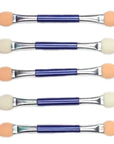 Nascita Blue Eyeshadow Applicators for Smooth Blending 5-Pack
