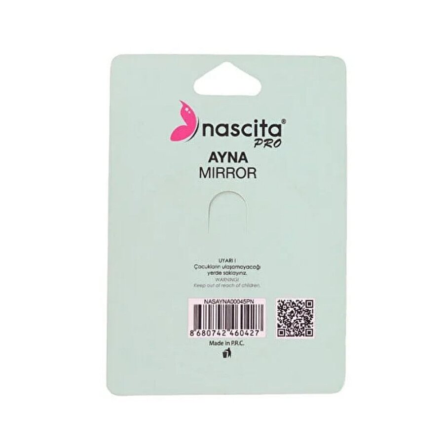 Nascita Figured Travel Makeup Mirror for On-the-Go Touchups