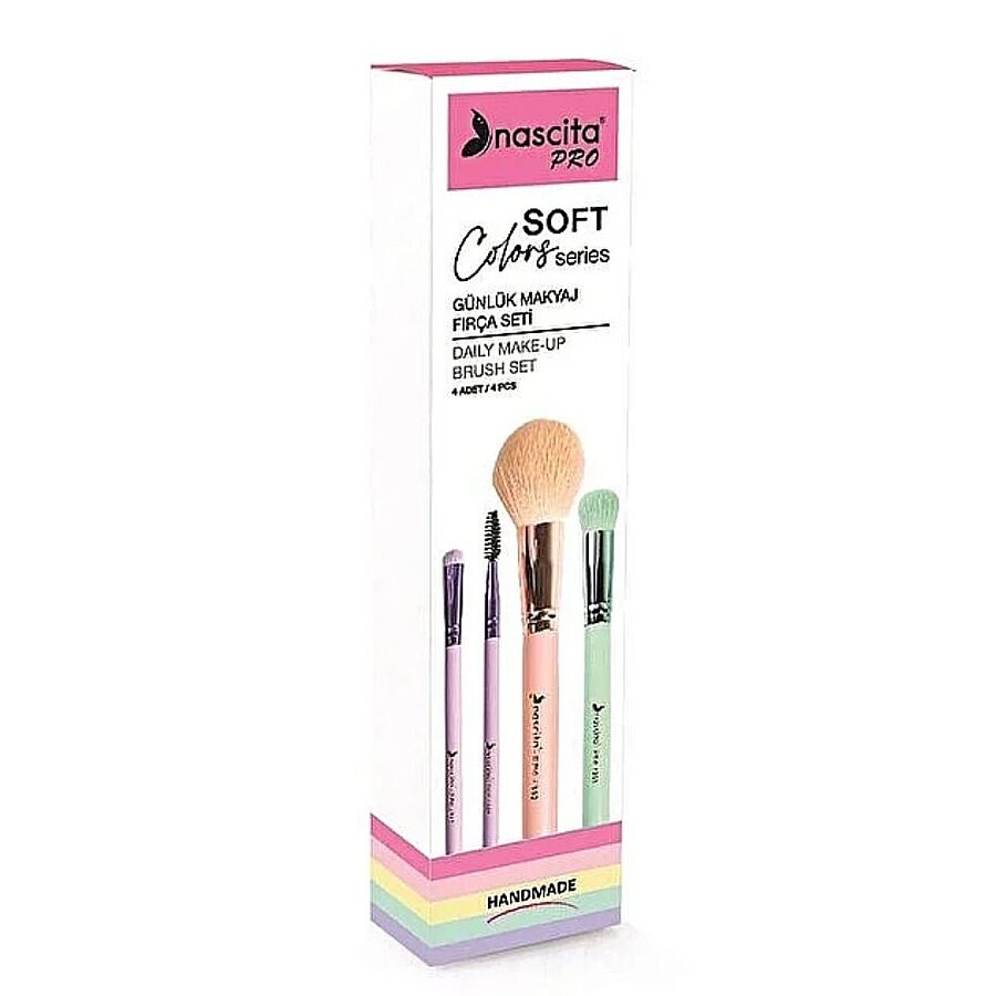 Nascita Daily Makeup Brush Set for Flawless Application 4 Pieces