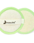 Nascita Loofah Face Pads for Gentle Exfoliation 2-Pack