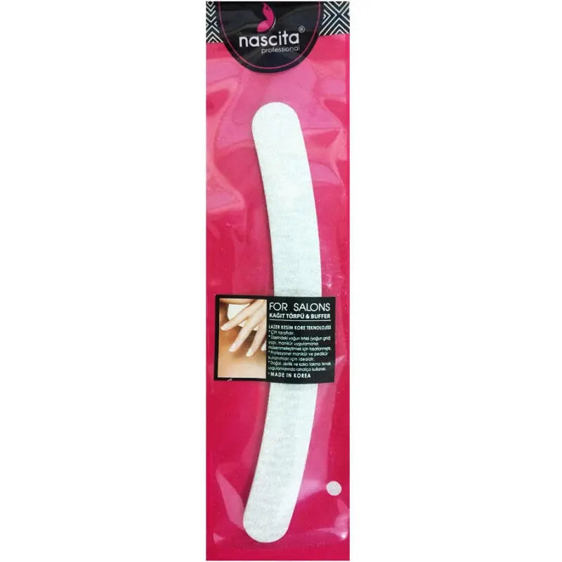 Nascita Grey Paper Nail File for Smooth Shaping 1 pc