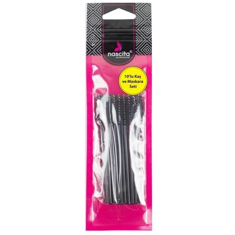 Nascita Eyebrow & Mascara Spoolie Set 10 Pieces