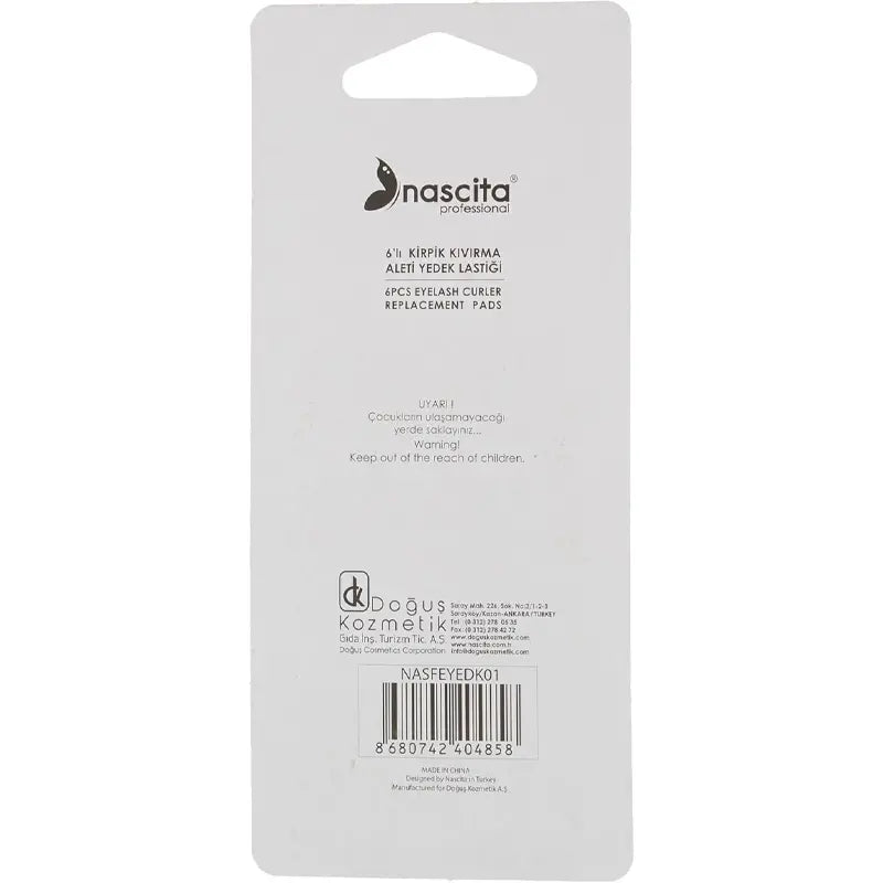 Nascita Eyelash Curler Replacement Pads White 6-Pack