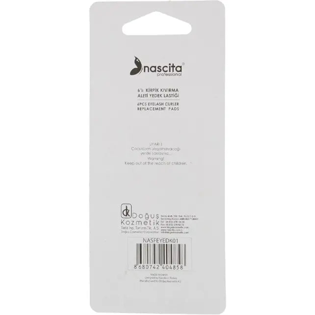 Nascita Eyelash Curler Replacement Pads White 6-Pack