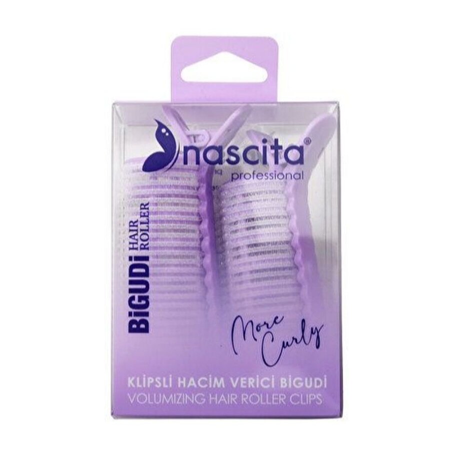 Nascita Clip-On Volumizing Hair Rollers for Instant Lift 2 Count