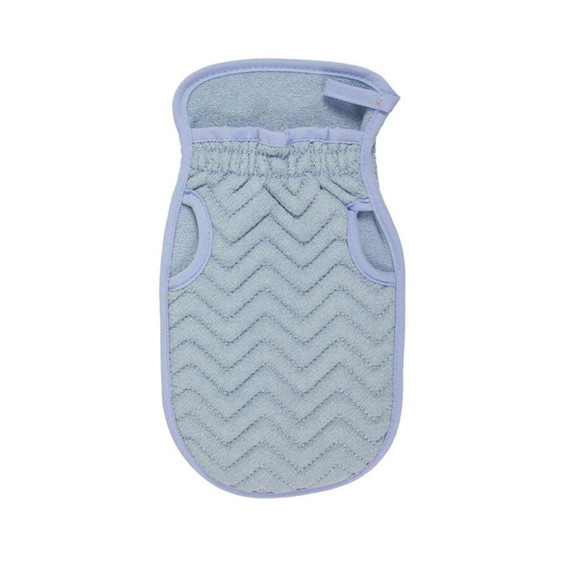 Nascita Blue Cotton Bath Mitt for Smooth Skin 1 pc