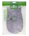 Nascita Cotton Bath Mitt Purple Gentle Exfoliating Glove 1 pc