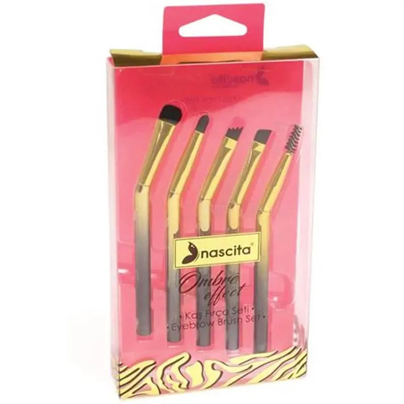 Nascita Ombre Eyebrow Brush Set for Shaping 5 Pieces