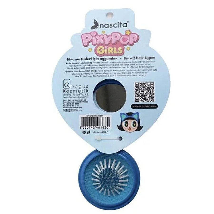 Nascita Pixypop Girls CoCo Hair Brush for Gentle Detangling