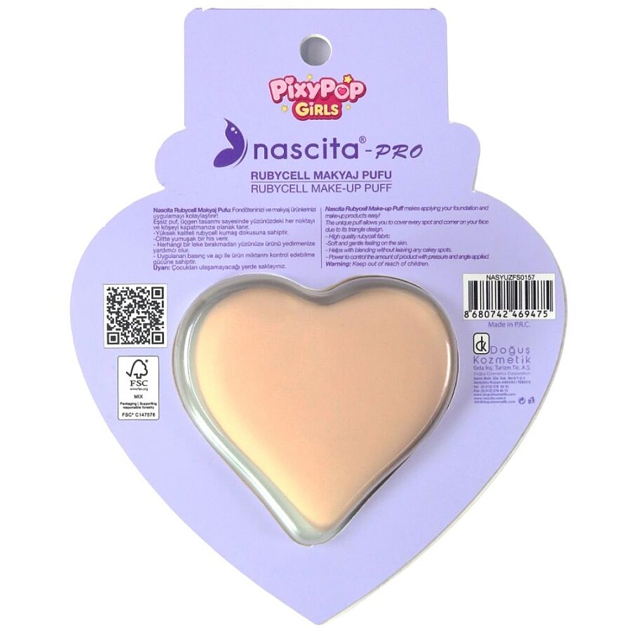 Nascita Pixypop Girls Rubycell Makeup Puff for Flawless Finish
