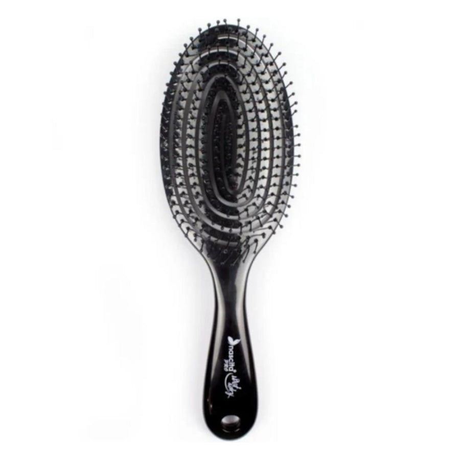 Nascita Pro 03 3D Black Oval Hair Brush for Detangling
