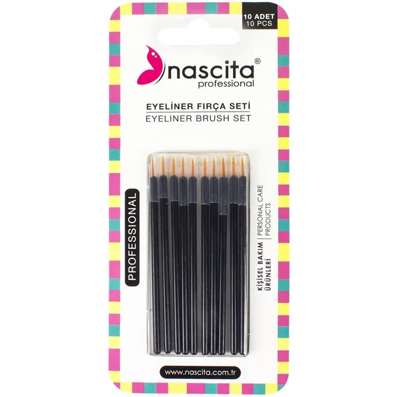 Nascita Professional Eyeliner Brush Set 10 Pieces