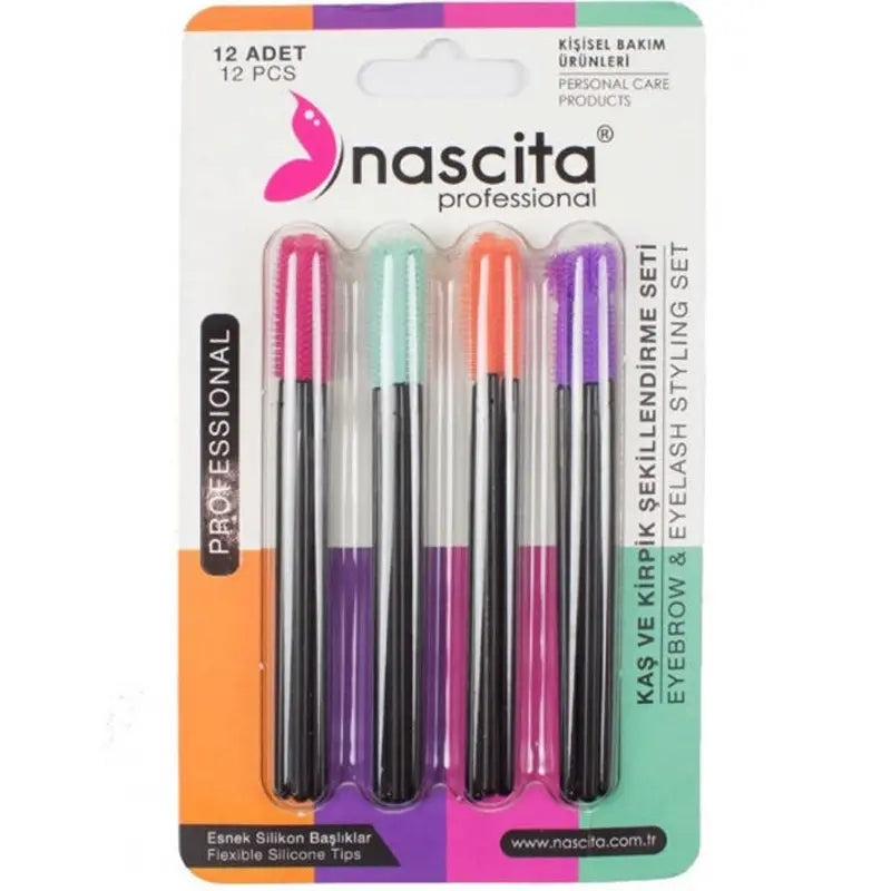 Nascita Professional Brow & Lash Brush Set 12-Piece
