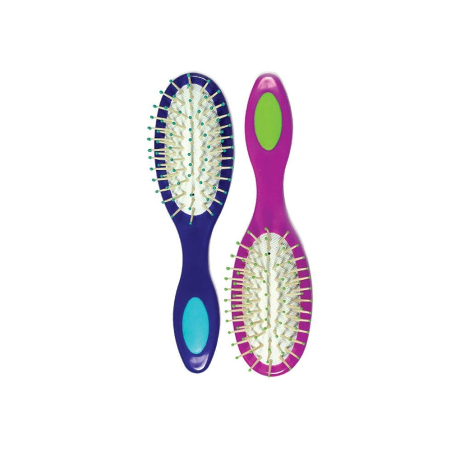 Nascita Oval Hair Brush Medium Blue - Gentle Detangling Brush