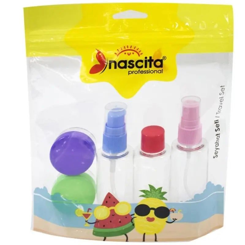 Nascita 5-Piece Travel Bottle Set for Toiletries