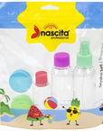 Nascita 5-Piece Travel Bottle Set No: 18 for Toiletries