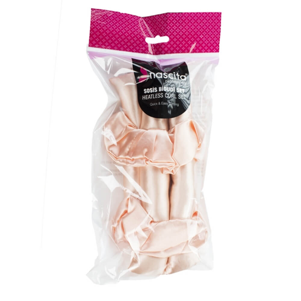 Nascita Heatless Foam Hair Rollers Set of 3 Pink