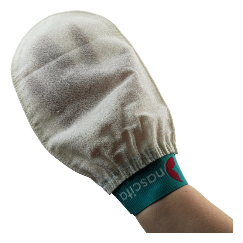 Nascita Spa Bath Mitt for Normal Skin White 1 Count