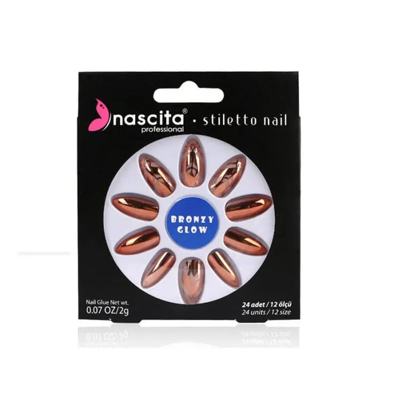 Nascita Metallic False Nails No: 0029 for Instant Manicure