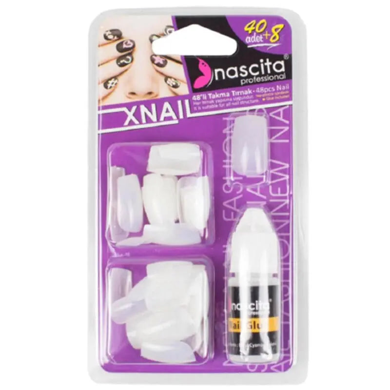 Nascita X Nail Press-On Nails for Instant Manicure 48-Pack