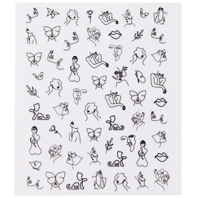 Nascita Nail Art Sticker No: 02 - Easy Nail Styling