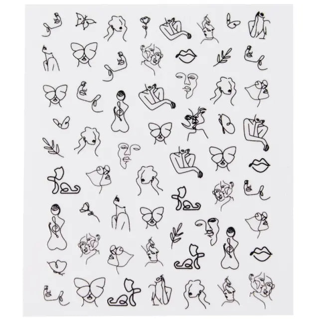 Nascita Nail Art Sticker No: 02 - Easy Nail Styling