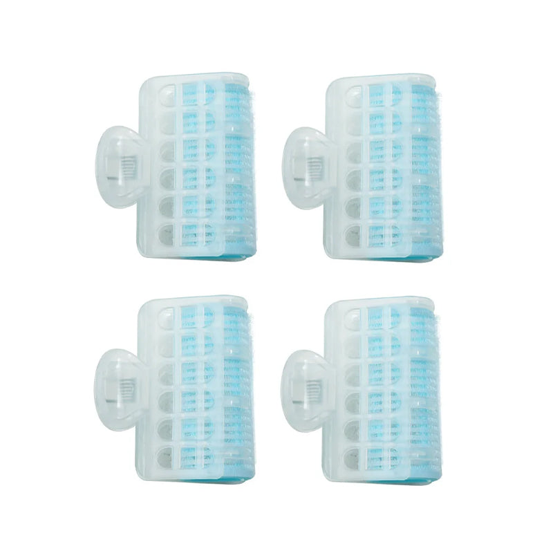 Nascita Blue Clip-In Hair Rollers for Heatless Volume 4 Pieces