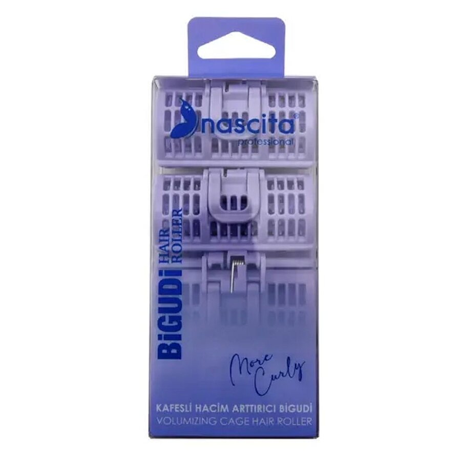 Nascita Hair Volumizing Curlers Set 4 Pack Hair Styling Rollers with Clips