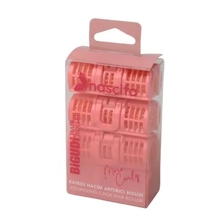Nascita Hair Roller Set with Clips for Added Volume 4 Pieces