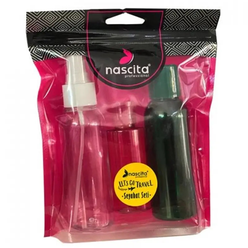 Nascita Travel Bottle Set Mixed Colors 3-Piece