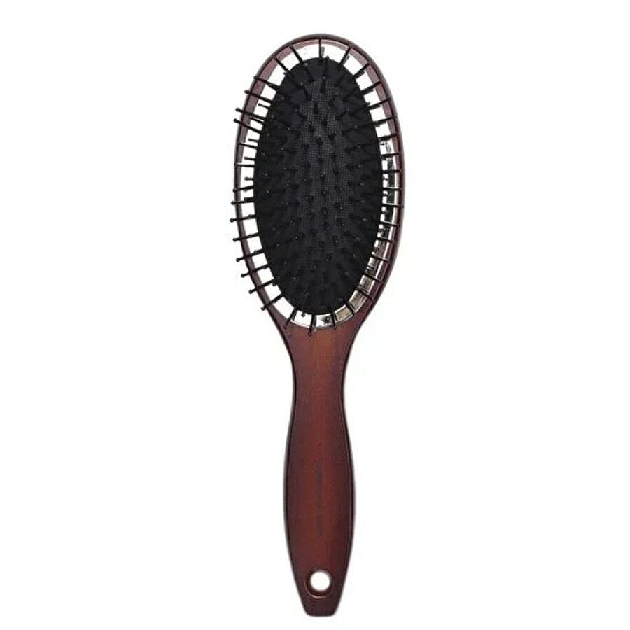 Nascita Truva Oval Hair Brush with Wooden Handle for Smooth Styling